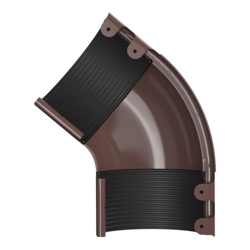 ТЕХНОНИКОЛЬ Металлическая водосточная система Стандарт, внешний угол 135°, коричневый