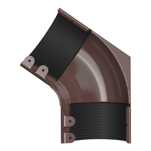 ТЕХНОНИКОЛЬ Металлическая водосточная система Стандарт, внутренний угол 135°, коричневый