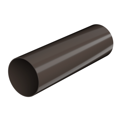 ТН ПВХ труба, темно-коричневый, глянец (3м), шт.