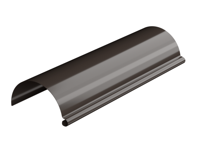 ТЕХНОНИКОЛЬ Металлическая водосточная система, желоб водосточный 125 мм, 3 п.м, тёмно-коричневый