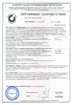Сертификат соответствия Стекловолокно Серпухов, Чудово 19.12.2023